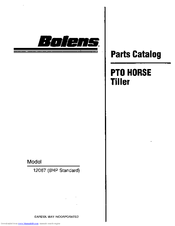 Bolens PTO HORSE 12067 Parts Catalog