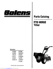 Bolens PTO HORSE 12089C Parts Catalog