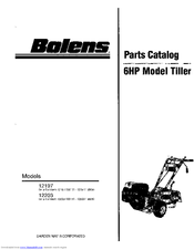 Bolens 12203 Parts Catalog