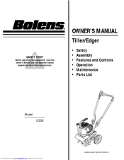 Bolens 12228 Owner's Manual