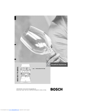 Bosch 9000065778(8503) Instructions For Use Manual