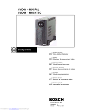 Bosch VMD01 M60 NTSC Operating Instructions Manual
