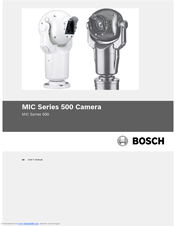 Bosch MIC Series 500 User Manual