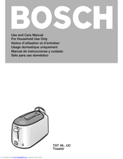 Bosch TAT4610UC Use And Care Manual
