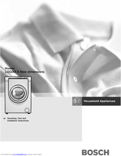 Bosch LOGIXX 9 Operating & Installation Instruction