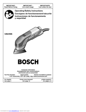 Bosch 1294VSK Operating/Safety Instructions Manual