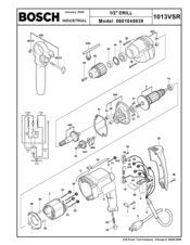 Bosch 601045639 Parts List