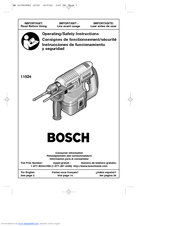 Bosch 11524 24V 3 4 Inch SDS plus Rotary Hammer Manuals ManualsLib