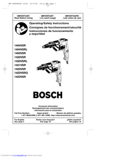 Bosch 1421VSR Operating/Safety Instructions Manual