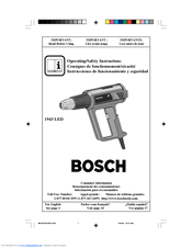 Bosch 1943 LED Operating/Safety Instructions Manual