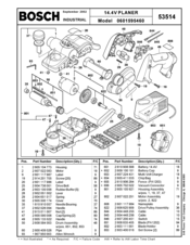 Bosch 53514B - NA 14.4V 3-1/4
