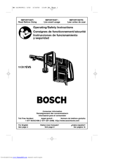 Bosch 11317EVS - Hex Demolition Hammer 3/4 Inch Operating/Safety Instructions Manual