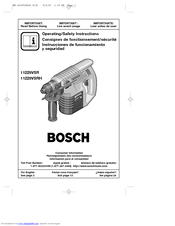 Bosch cordless hammer Operating/Safety Instructions Manual