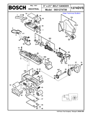 Bosch 601274739 Parts List