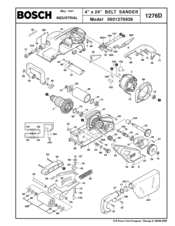 Bosch 601276939 Parts List