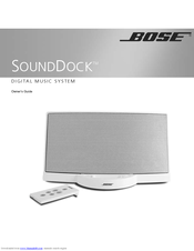 Bose SoundDock SOUNDDOCKTM DIGITAL MUSIC SYSTEM Owner's Manual