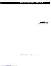 Bose AM267565 User Manual