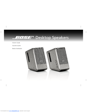 Bose Desktop Speaker Owner's Manual
