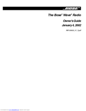 Bose AM189930 Owner's Manual