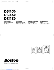 Boston Acoustics DSi450 Manual