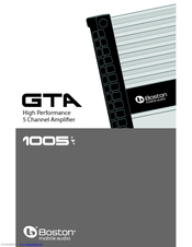 Boston Mobile Audio GTA-1005 User Manual