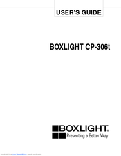 BOXLIGHT CP-306t User Manual
