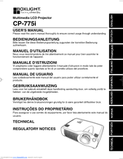 BOXLIGHT CP-775i User Manual
