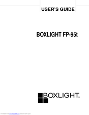 BOXLIGHT FP-95t User Manual