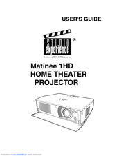 BOXLIGHT Studio Experience Matinee 1HD User Manual
