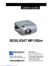 BOXLIGHT MP-350m User Manual