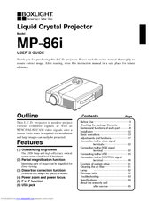 BOXLIGHT MP86i-930 User Manual
