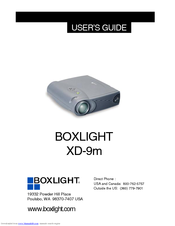 BOXLIGHT XD-9m User Manual