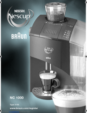 Braun Nescafe Nescup NC1000 User Manual