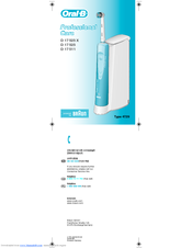 Braun Oral-B Professional Care D 17 525 X Owner's Manual