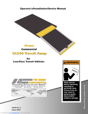 Braun RA500 Operation / Installation / Service Manual