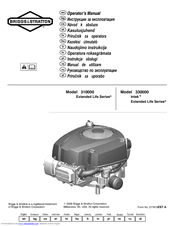 Briggs & Stratton 330000 Operator's Manual