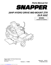 Snapper 5900768 Parts Manual