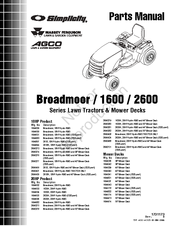 Briggs & Stratton Broadmoor 2690276 Parts Manual