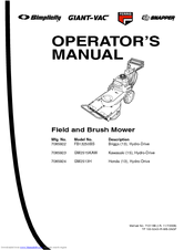 Briggs & Stratton 7085923 Operator's Manual