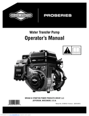 Briggs & Stratton 73021 Operator's Manual