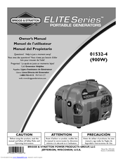 Briggs & Stratton 01532-4 Owner's Manual