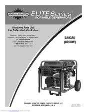 Briggs & Stratton 30385 Illustrated Parts List