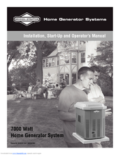 Briggs & Stratton 7000 206484GS Installation And Operator's Manual