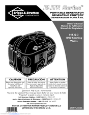 Briggs & Stratton Elite 01532-3 Owner's Manual