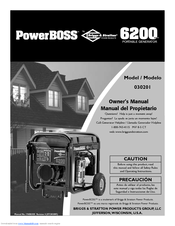 Briggs & Stratton PowerBoss 30201 Owner's Manual