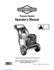 Briggs & Stratton 020274-0 Operator's Manual