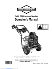 Briggs & Stratton 020364-0 Operator's Manual