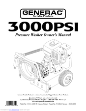 Generac Portable Products 1418-2 Owner's Manual