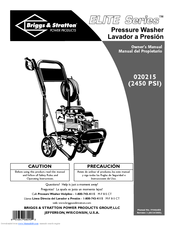 Briggs & Stratton 20215 Owner's Manual