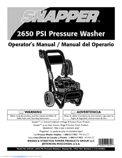 Snapper 2650 PSI Operator's Manual